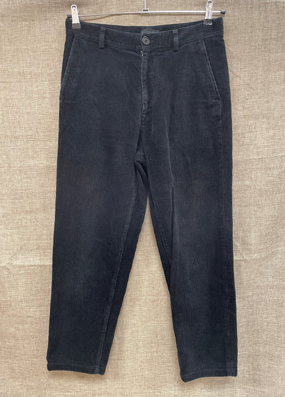 Cos Black Cord Corduroy Trousers EUR 46 UK 14