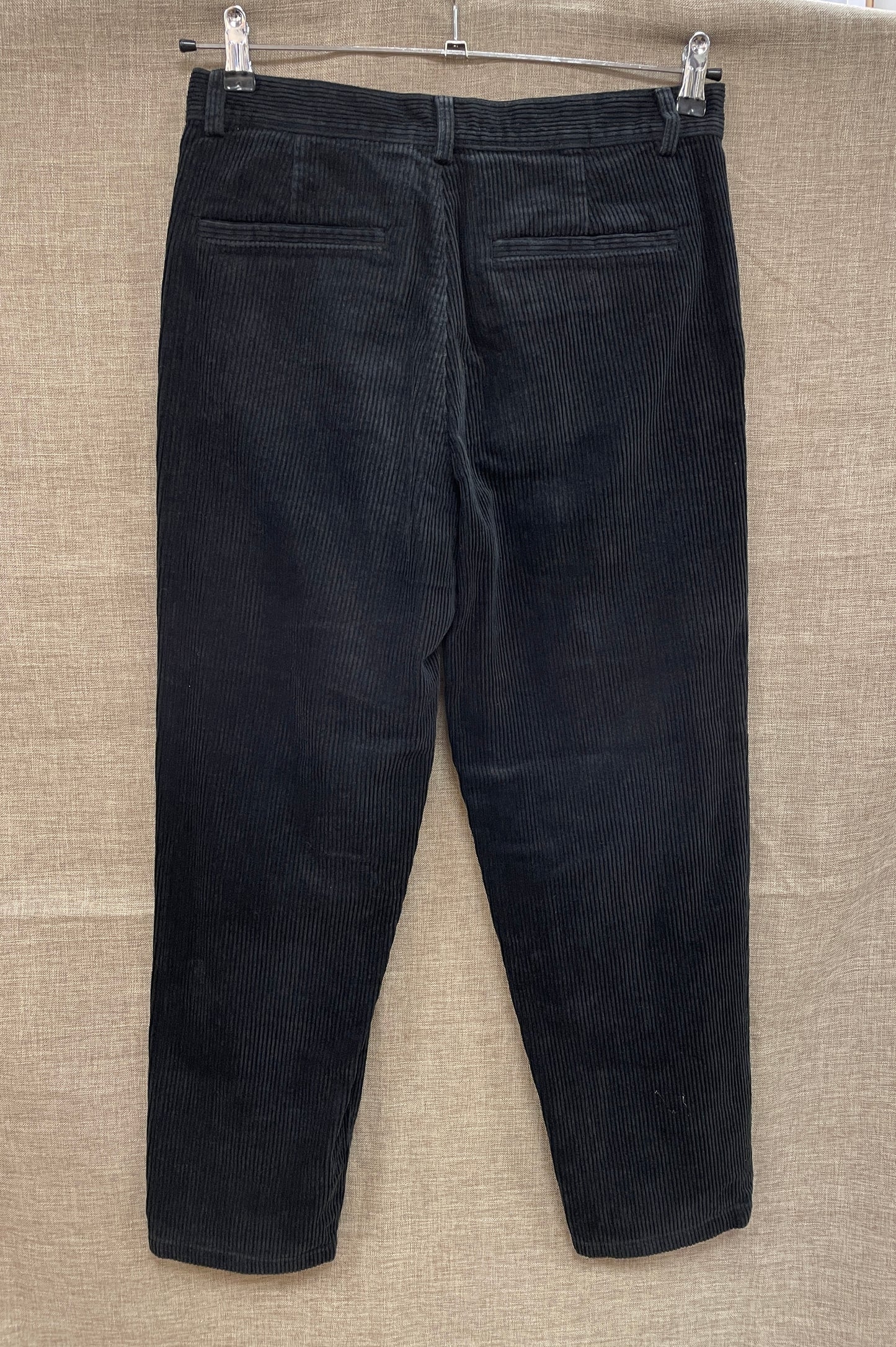 Cos Black Cord Corduroy Trousers EUR 46 UK 14