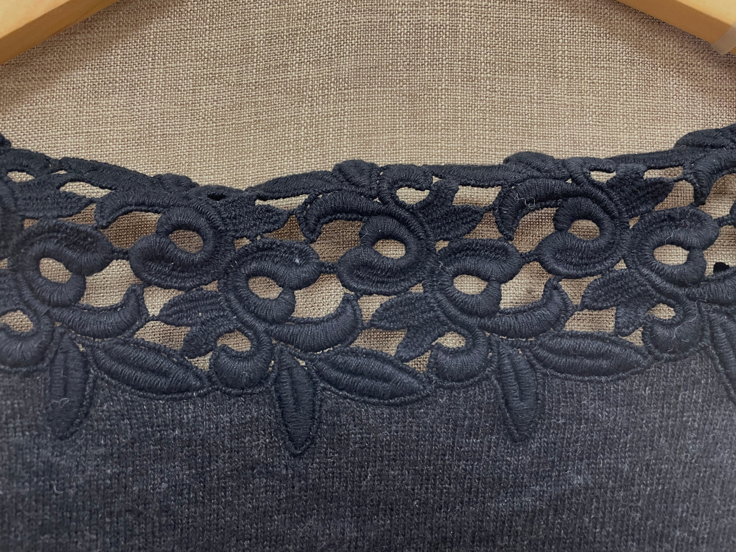 Clements Ribeiro Black Label Dark Grey Alpaca Wool Mix Jumper UK 12 Medium