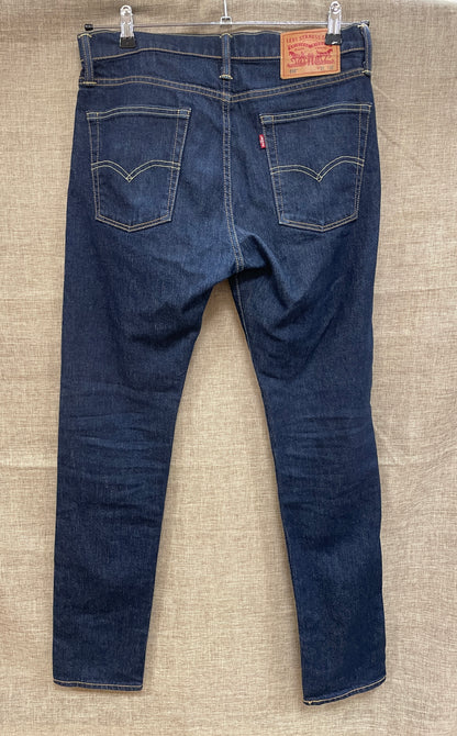 Levi Strauss Levis Dark Indigo Blue 510 Jeans W31 L32