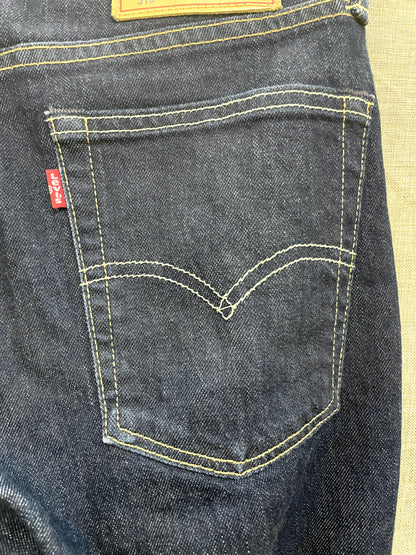Levi Strauss Levis Dark Indigo Blue 510 Jeans W31 L32