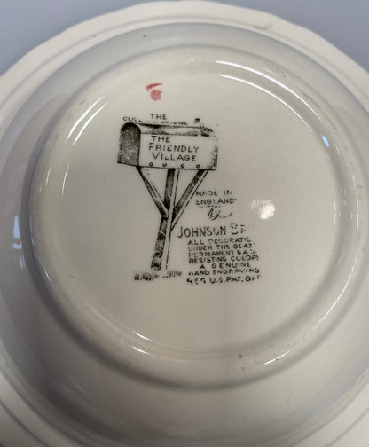 Johnson Brothers Vintage The Friendly Village The Covered Bridge Vegetable Serving Bowl