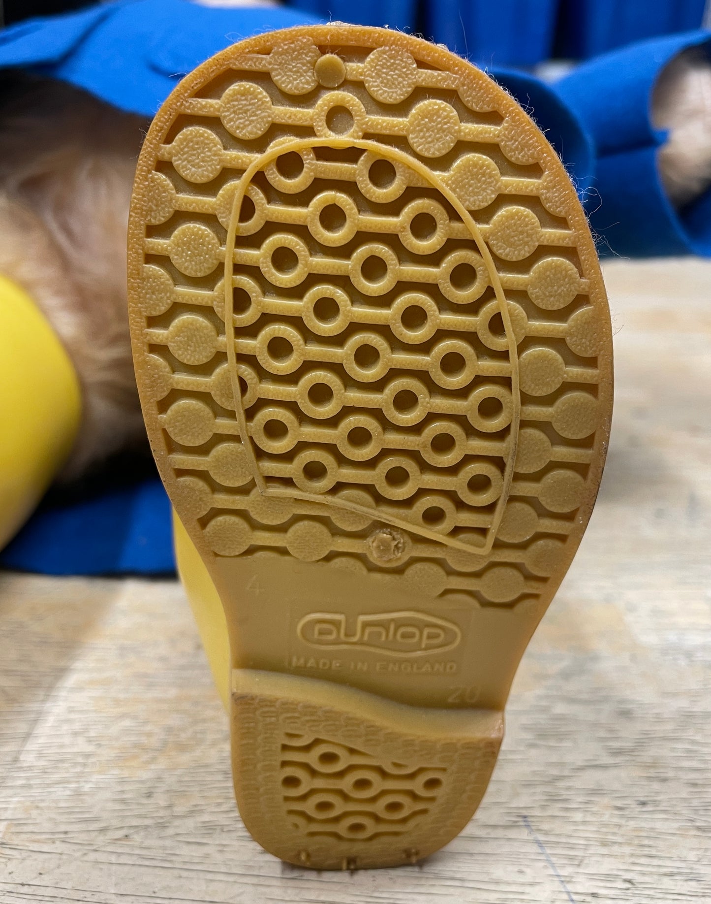 Vintage 1970s Gabrielle Designs Paddington Bear Blue Coat Yellow Dunlop Wellies Orange Hat