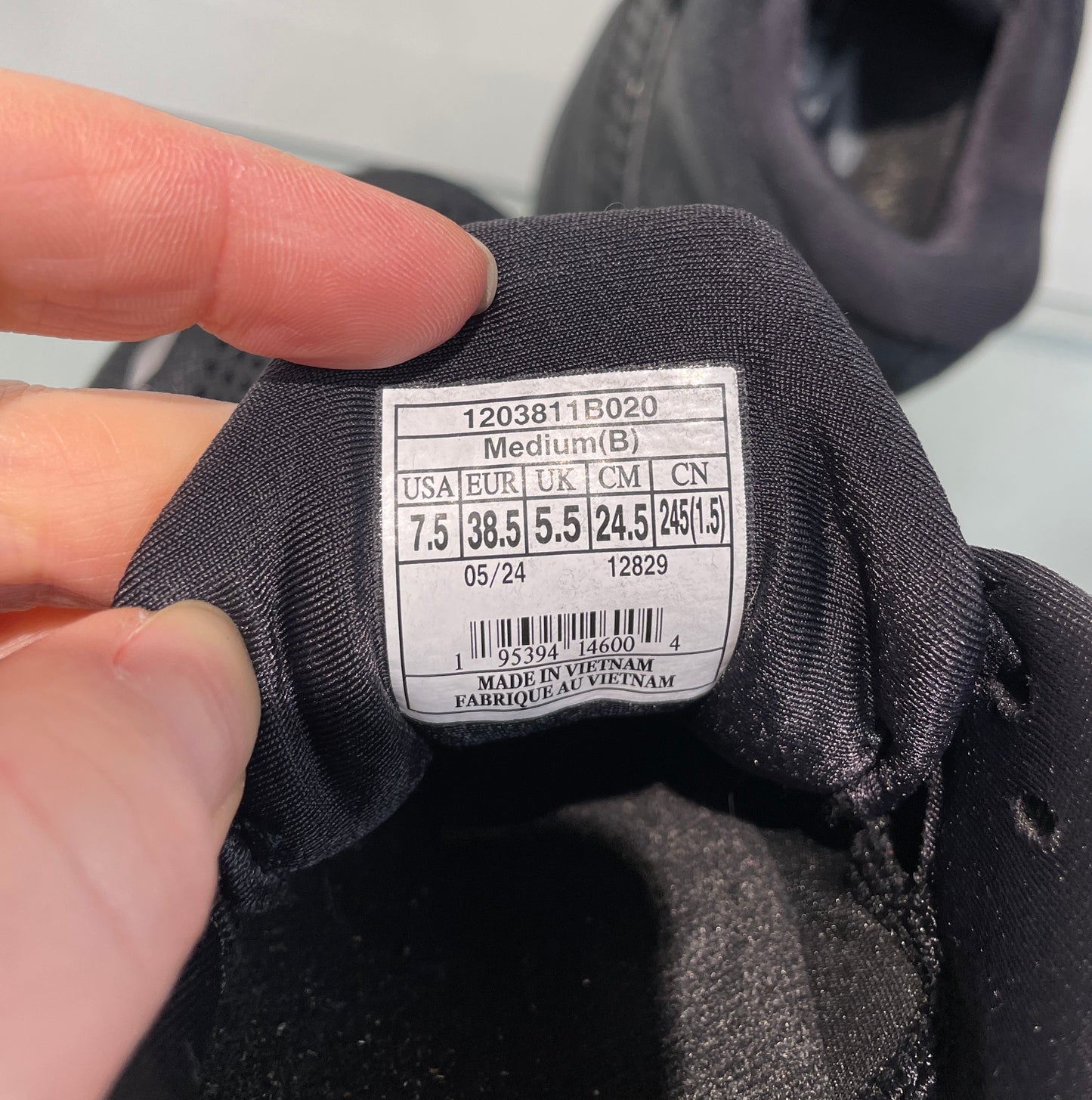 Brooks Black Adrenaline GTS 23 Trainers Running Shoes UK 5.5