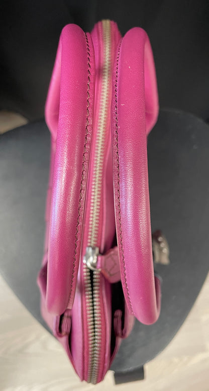 Radley Purple Leather Bag Handbag with Charms