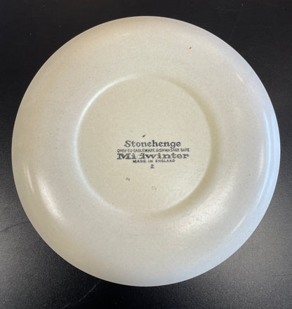 Midwinter Stonehenge Flowersong Sunflower Sandwich Breakfast Dessert Plates Set of 2