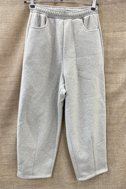 Sweats Collective Essential Wear Light Grey Jogging Trousers Small