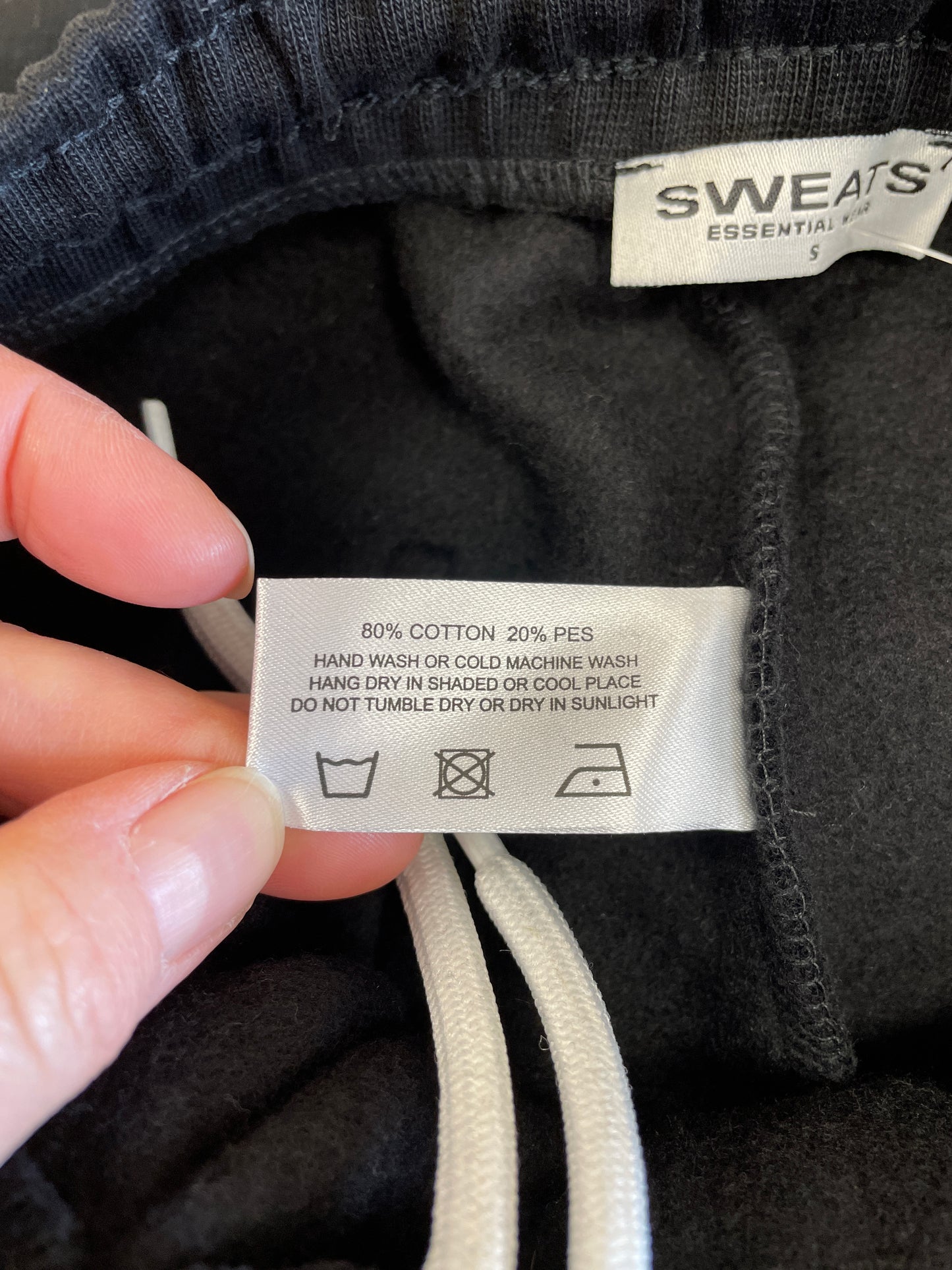 Sweats Collective Essential Wear Light Grey Jogging Trousers Small