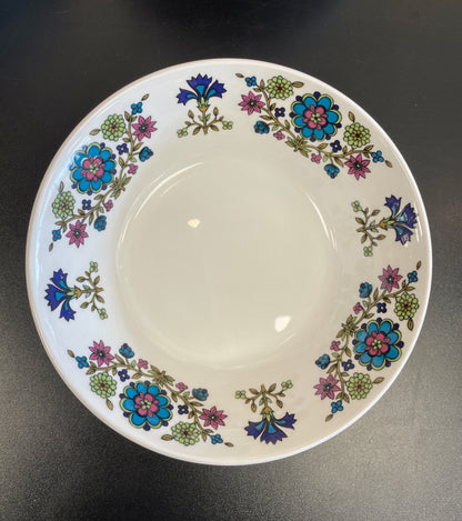 Vintage Midwinter Country Garden Oatmeal Bowls Set of 6