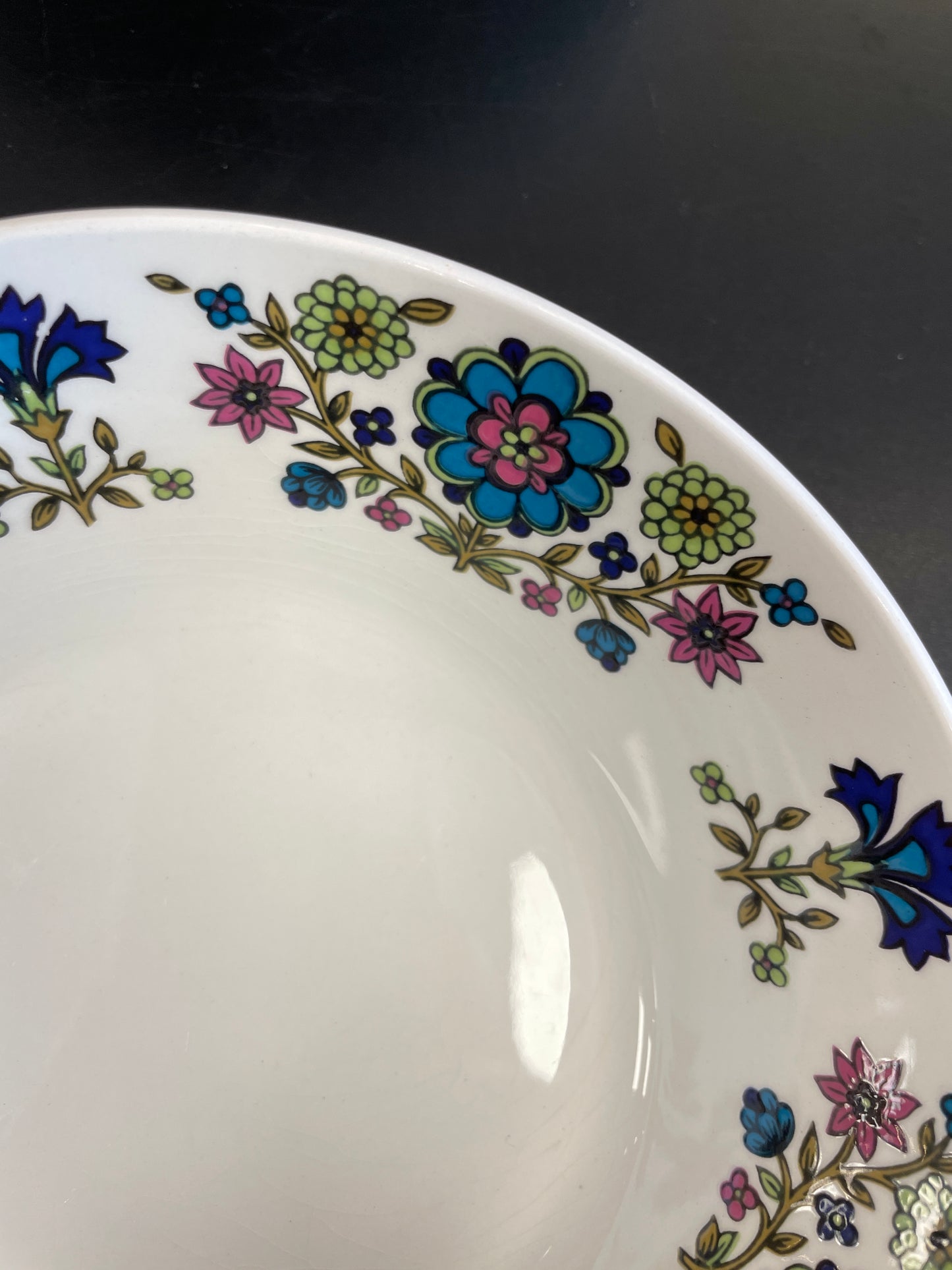 Vintage Midwinter Country Garden Oatmeal Bowls Set of 6