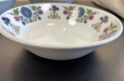 Vintage Midwinter Country Garden Oatmeal Bowls Set of 6