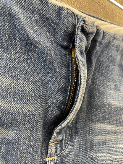 Diesel Industry Y2K Blue Denim Mini Skirt Size 28