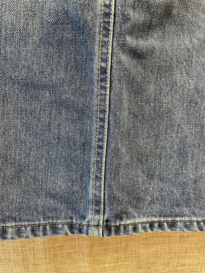 Diesel Industry Y2K Blue Denim Mini Skirt Size 28