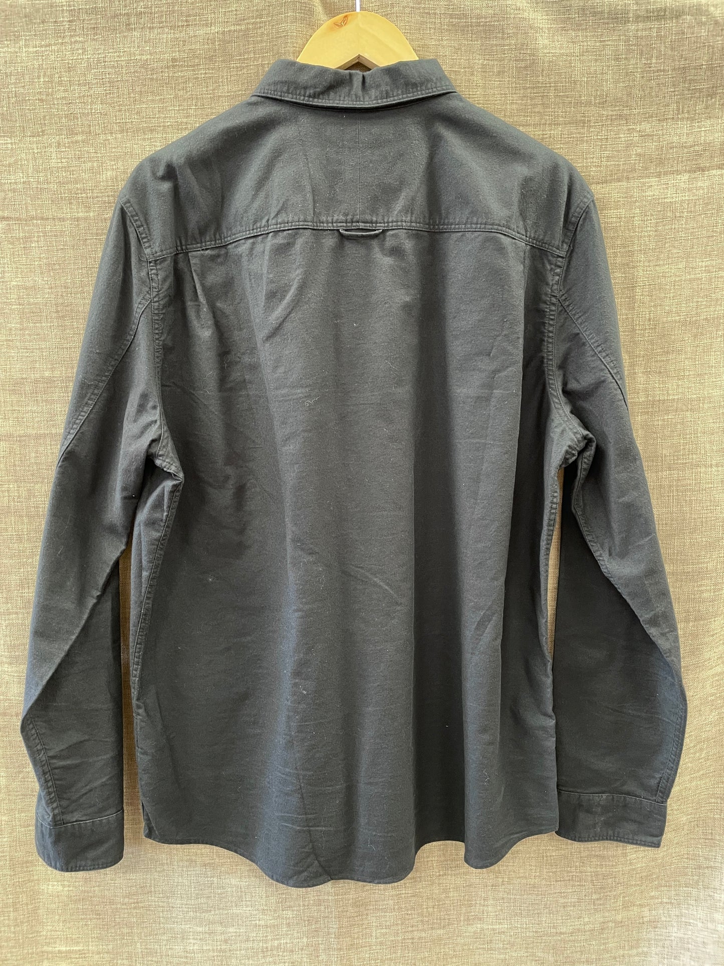 All Saints Black Long Sleeve Shirt Large