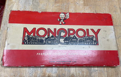 Vintage Monopoly Game Set 1957 - 1966 Edition 1950s 1960s