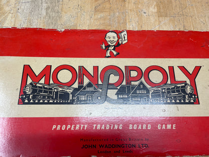 Vintage Monopoly Game Set 1957 - 1966 Edition 1950s 1960s