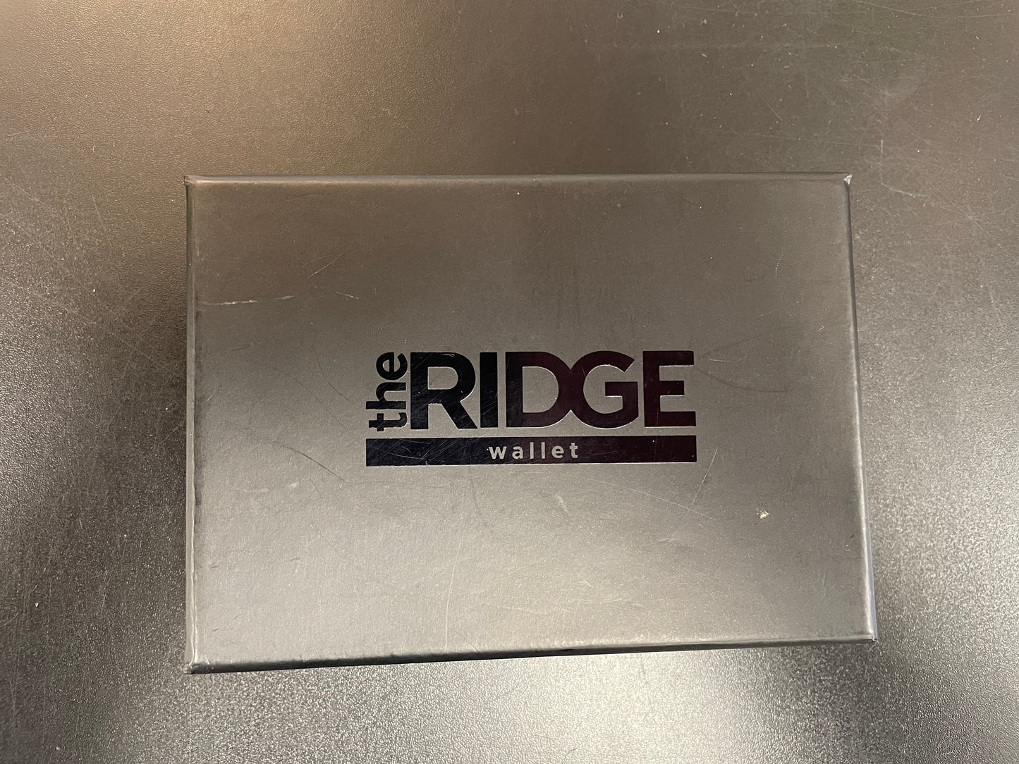 The Ridge Black Metal Money Clip & Accessory with Box