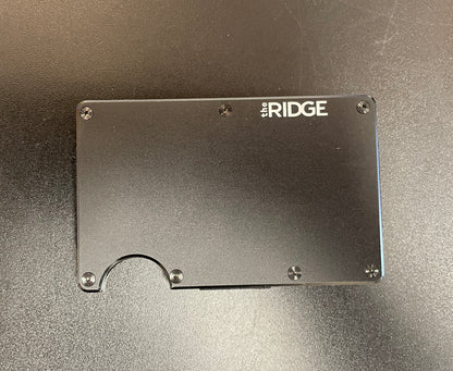 The Ridge Black Metal Money Clip & Accessory with Box
