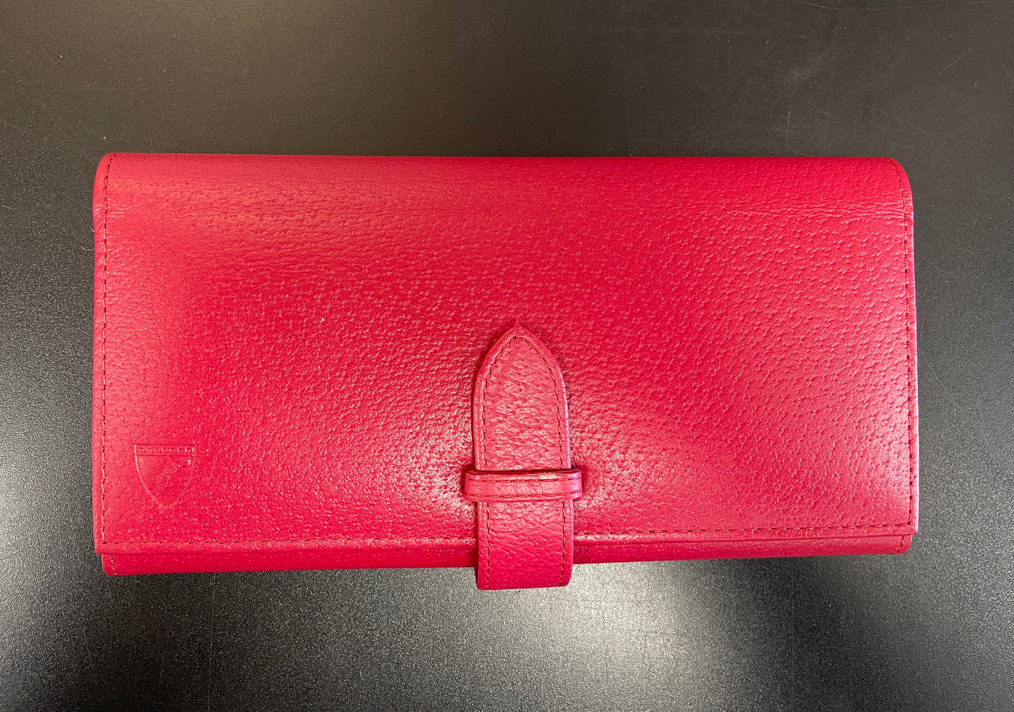 Aspinal of London Red Leather Purse Wallet