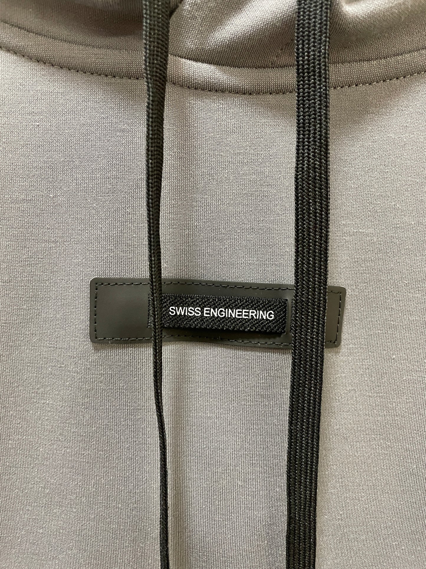 Run In Clouds Grey Running Hoodie Top Medium