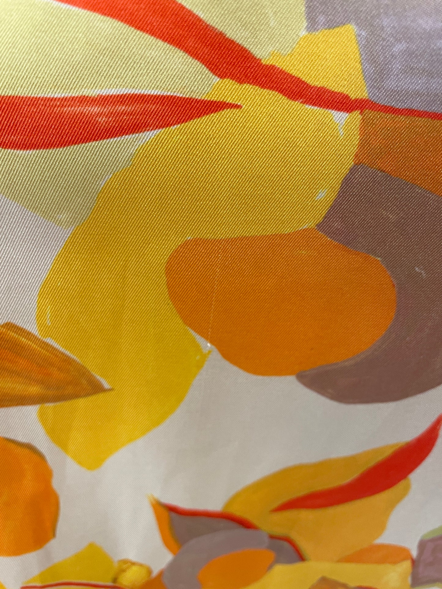 Acler Yellow Orange Beige Pattern Satin Strapless Maxi Dress Size 14