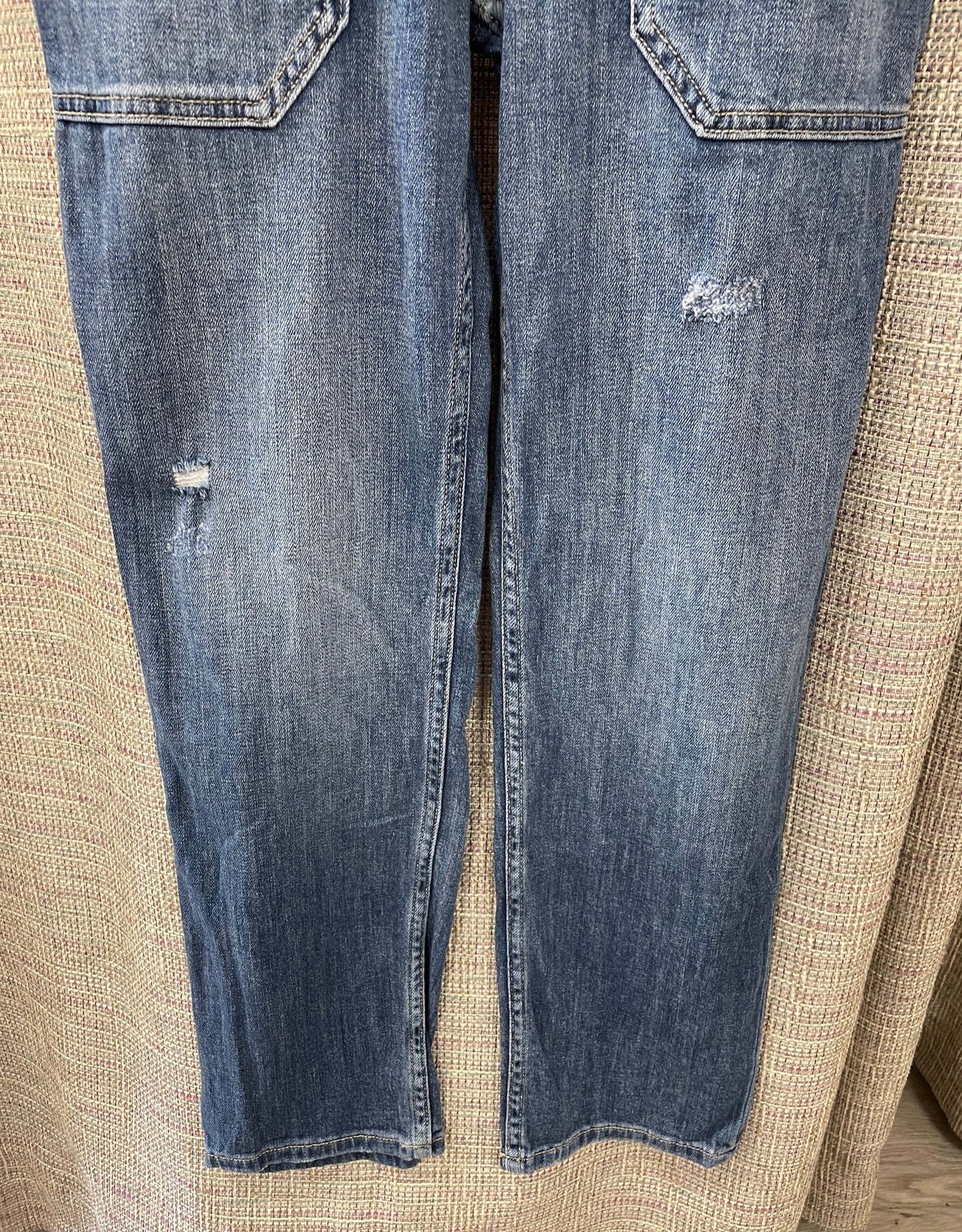 Pilcro at Anthropologie Distressed Denim Jeans Dungarees Size 26 Small