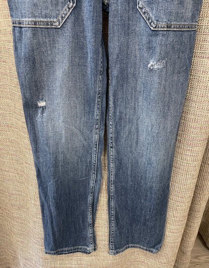 Pilcro at Anthropologie Distressed Denim Jeans Dungarees Size 26 Small