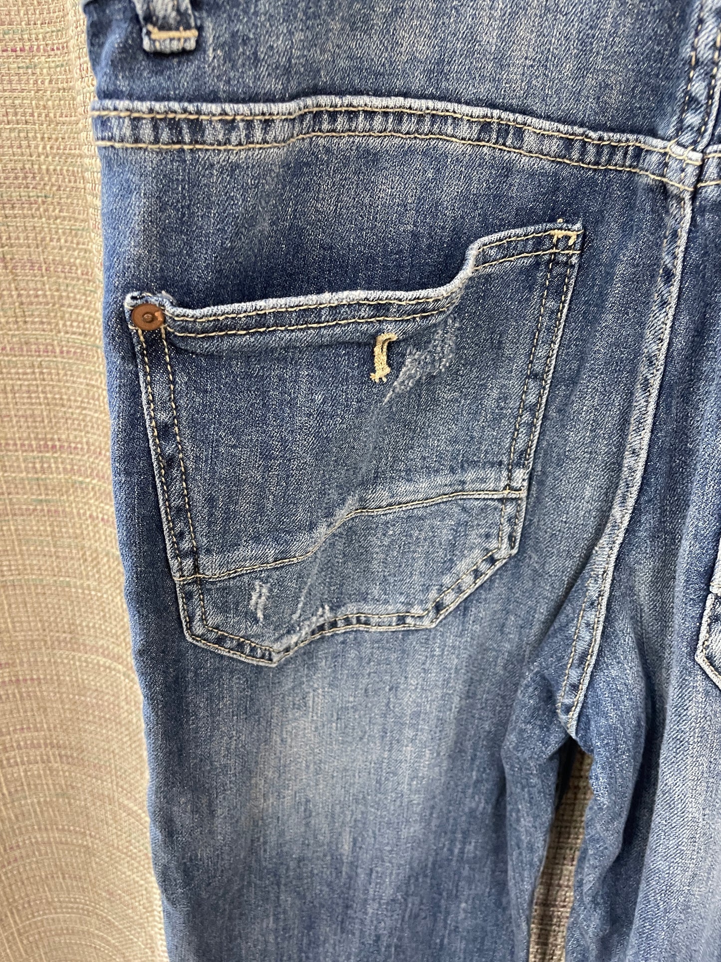 Pilcro at Anthropologie Distressed Denim Jeans Dungarees Size 26 Small