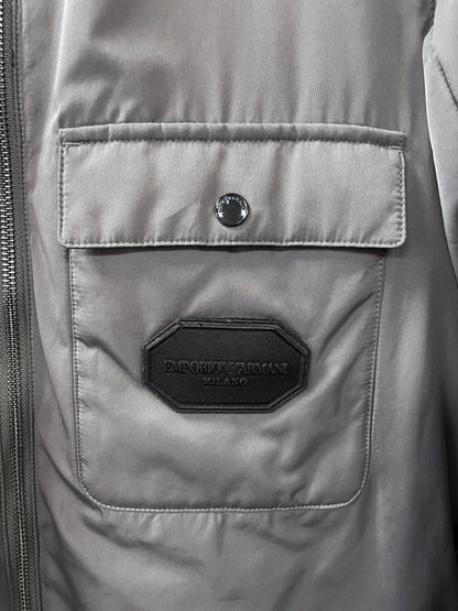 Emporio Armani Grey Lightweight Jacket Medium
