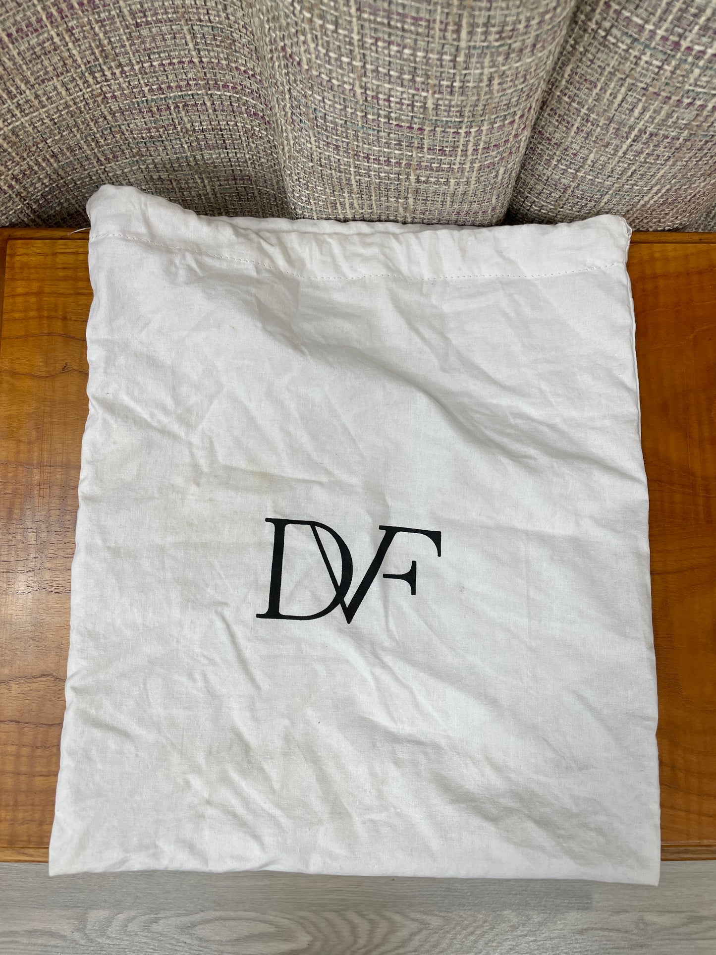 Diane Von Furstenberg Black Beige Ombre Snakeskin Leather Bag Handbag