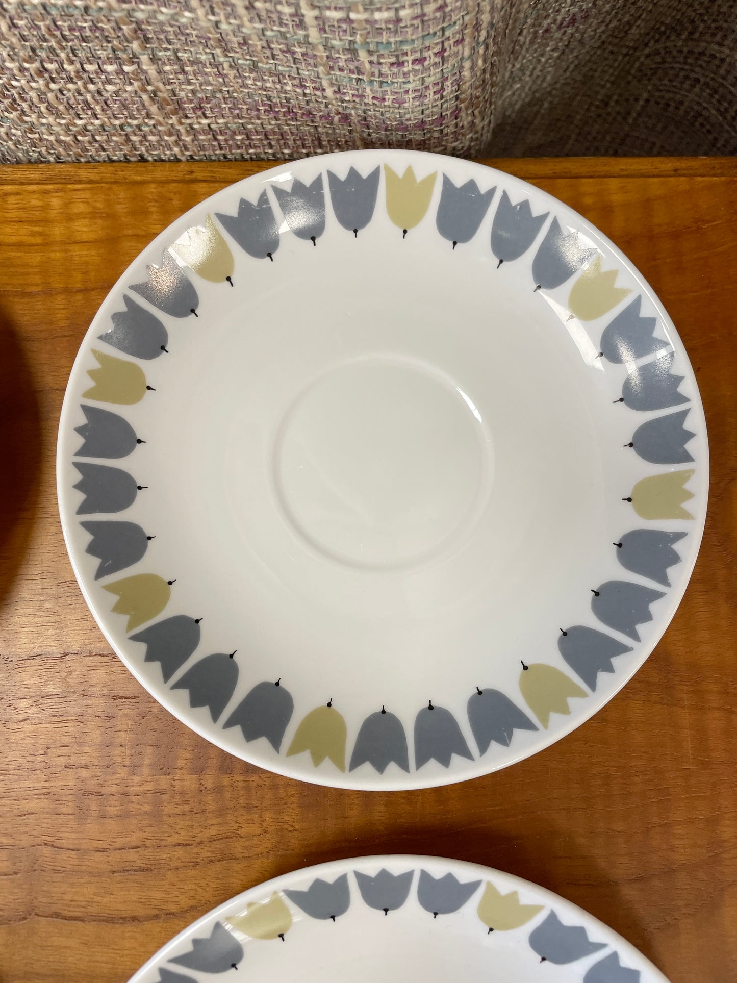 Rorstrand Sweden Vintage 1950s 1960s Marianne Westman Party Saucers Set of 4