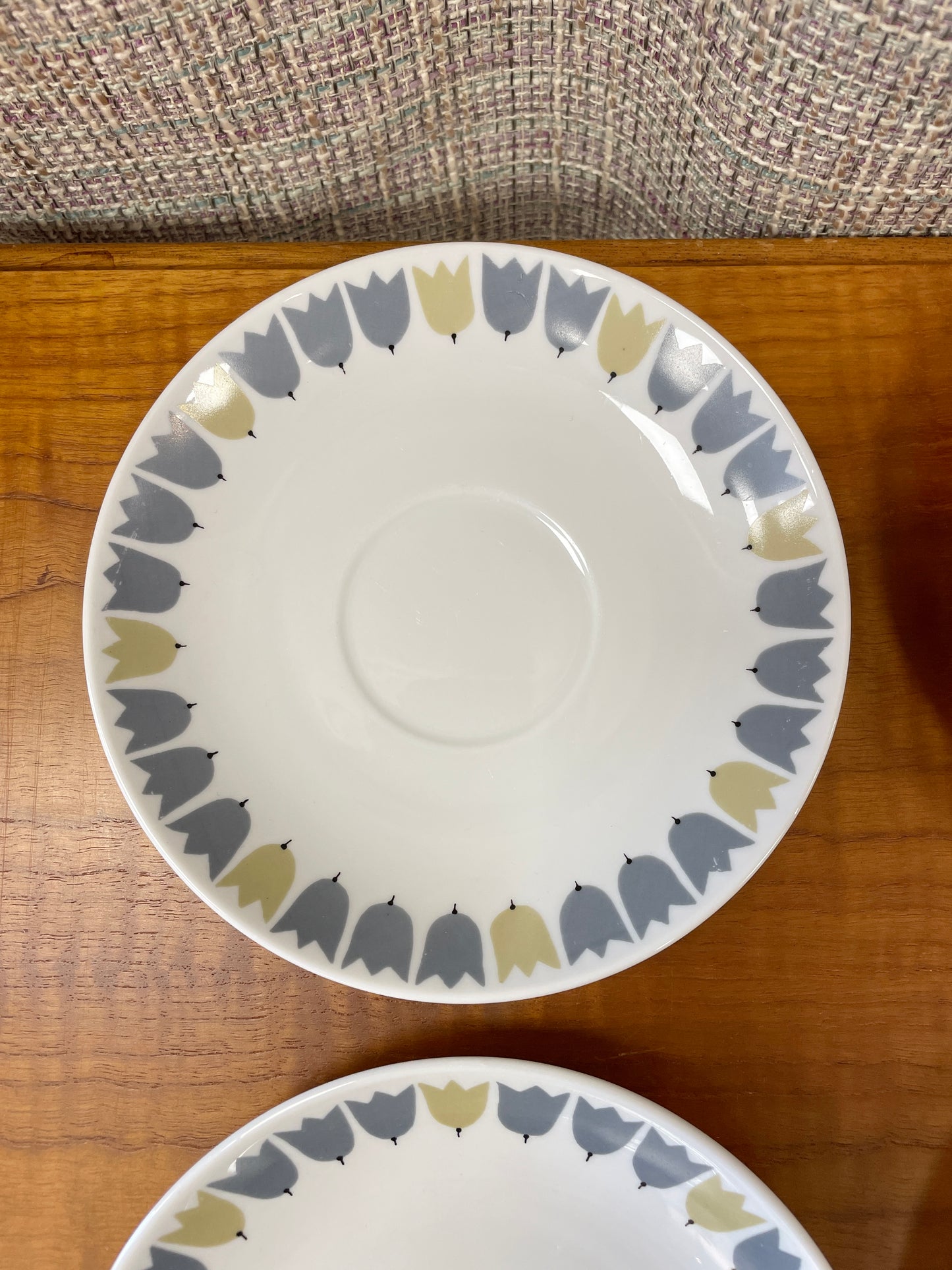 Rorstrand Sweden Vintage 1950s 1960s Marianne Westman Party Saucers Set of 4