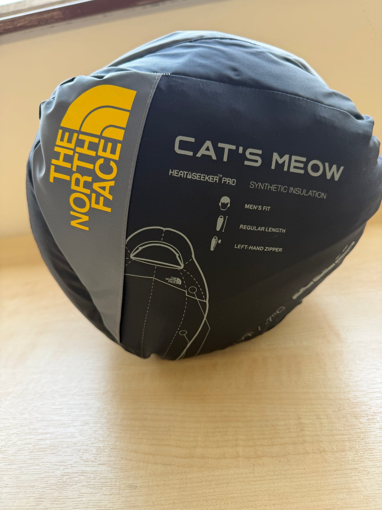 The North Face - Cat's Meow Sleeping Bag Polarguard 20F (Mummy Grey Yellow)
