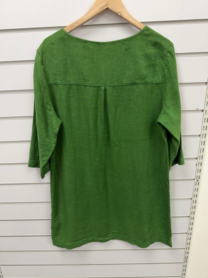 Seasalt Cornwall Green Highlight Tunic - Size 16