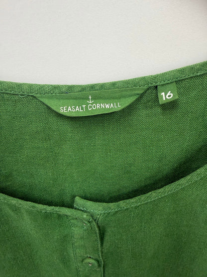 Seasalt Cornwall Green Highlight Tunic - Size 16