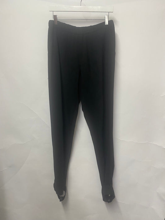 Patricia Pepe Black Loose Trousers With Cuffs 44
