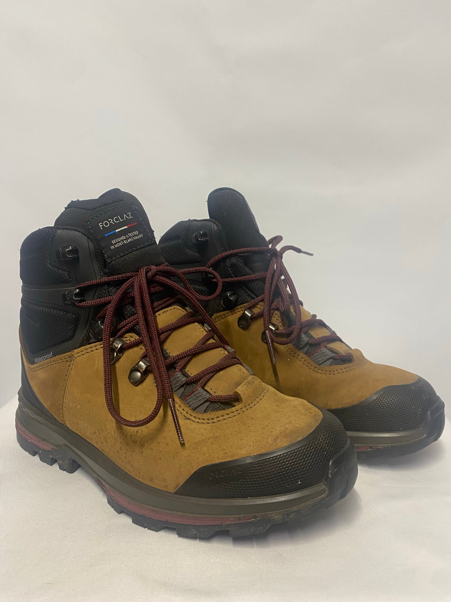 Forclaz Brown Walking Boots Waterproof Trek 100 UK Size 6/39