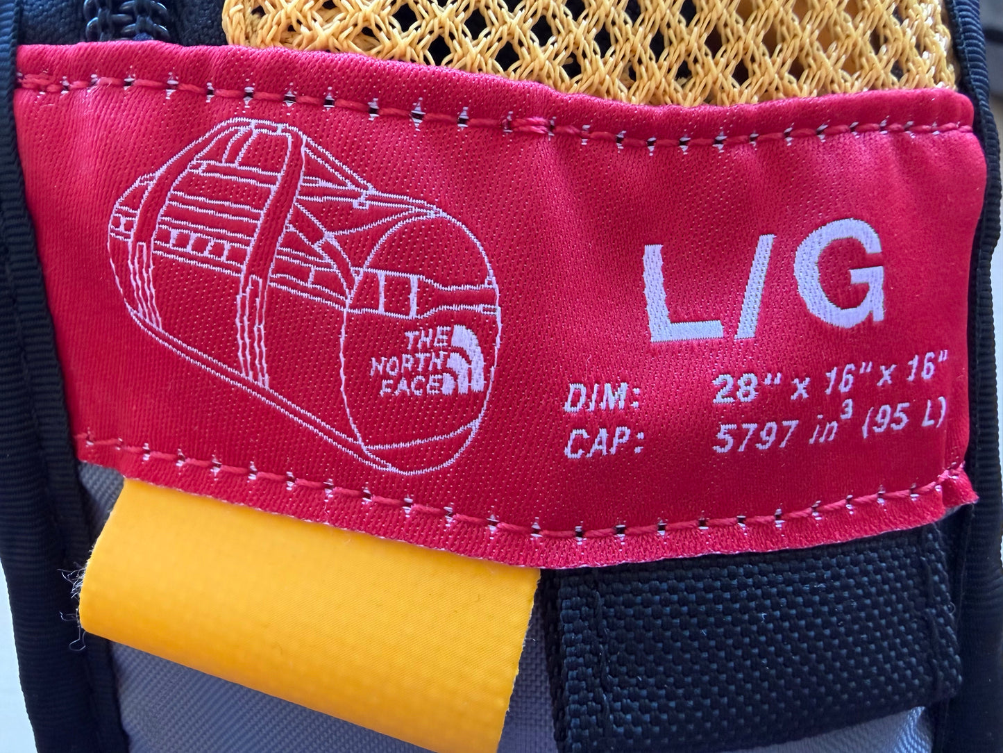 The North Face - Large 95L Base Camp Duffel (Yellow)