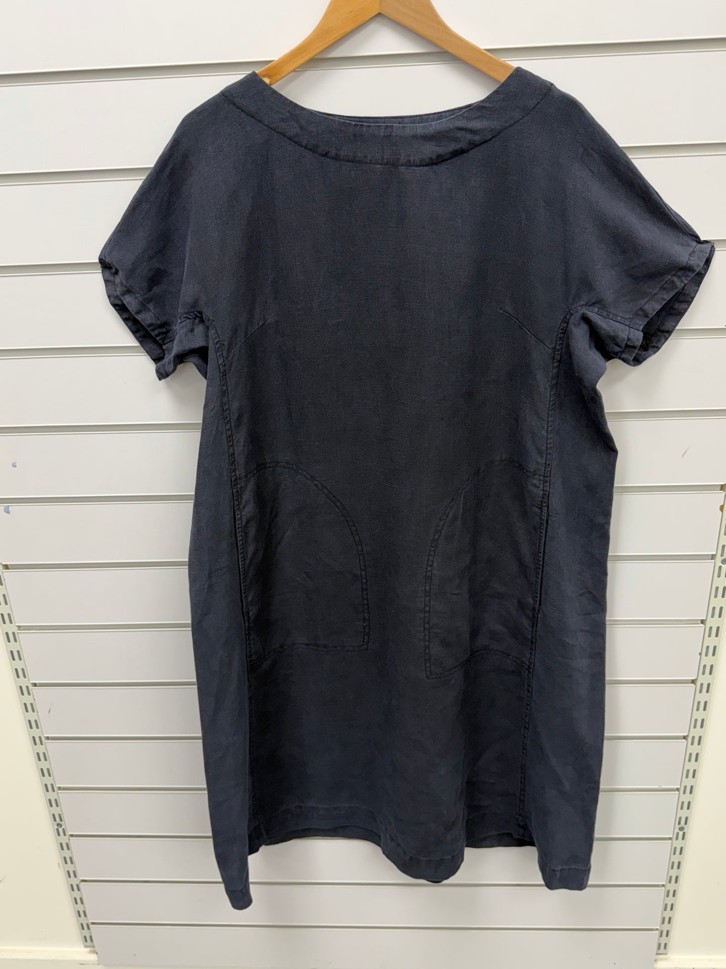 Seasalt Cornwall Navy Pri Mary Dress - Size 16