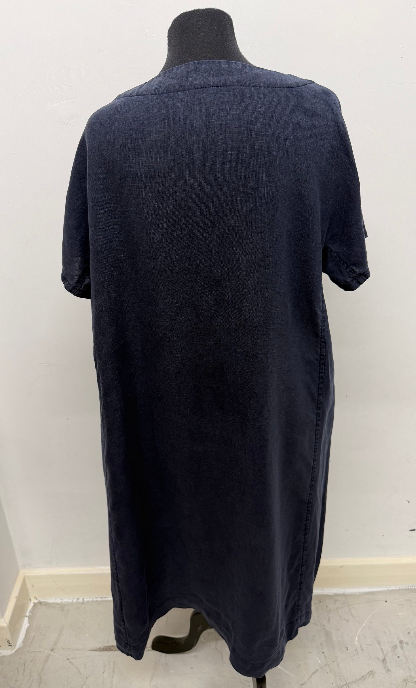 Seasalt Cornwall Navy Pri Mary Dress - Size 16