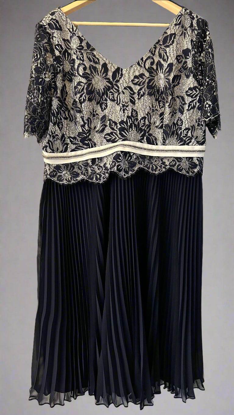 Condici Navy Occasion Wedding Dress Size 18 Mother of The Bride