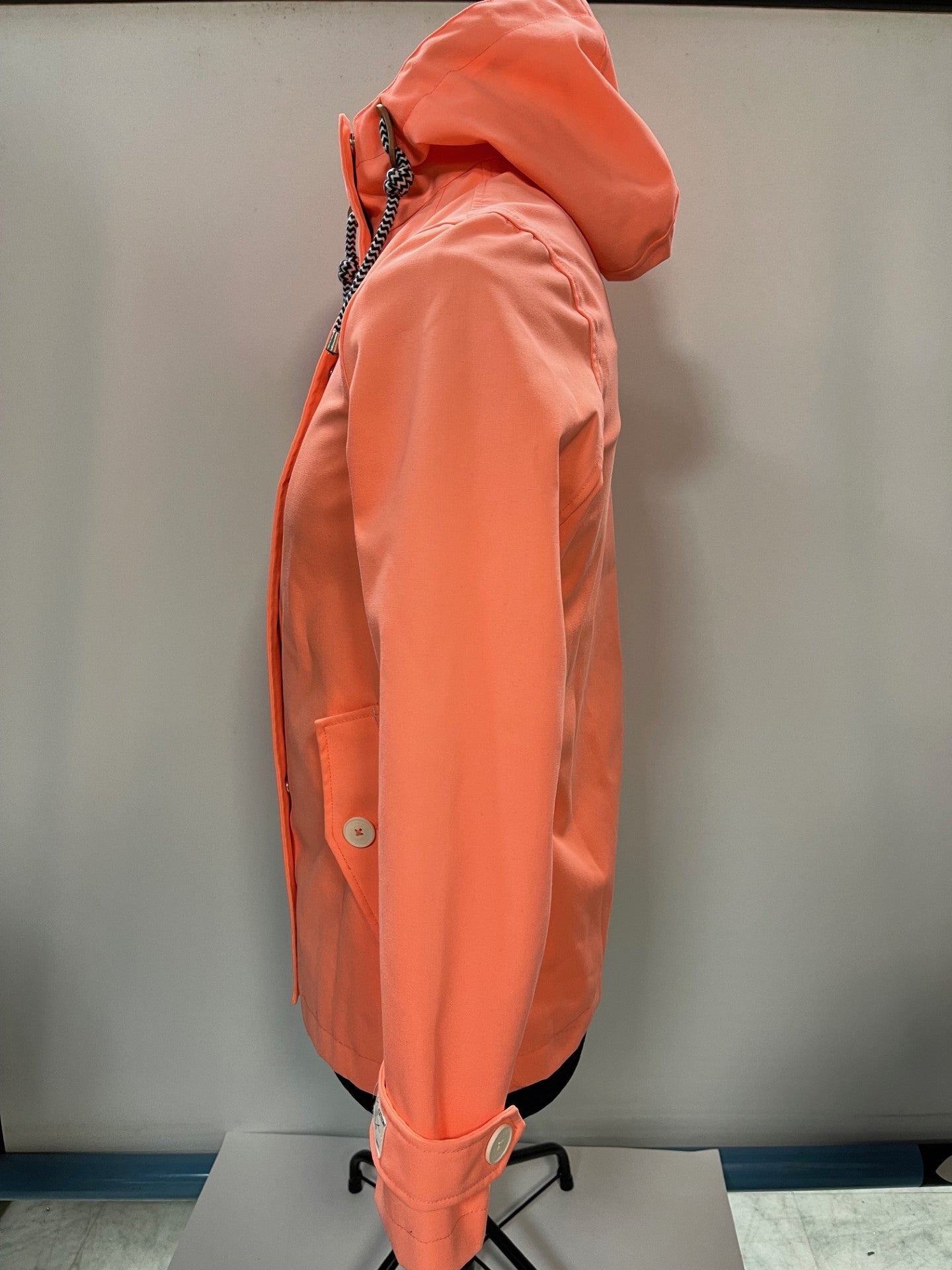 Joules  Fluorescent Orange Waterproof Jacket Size 8