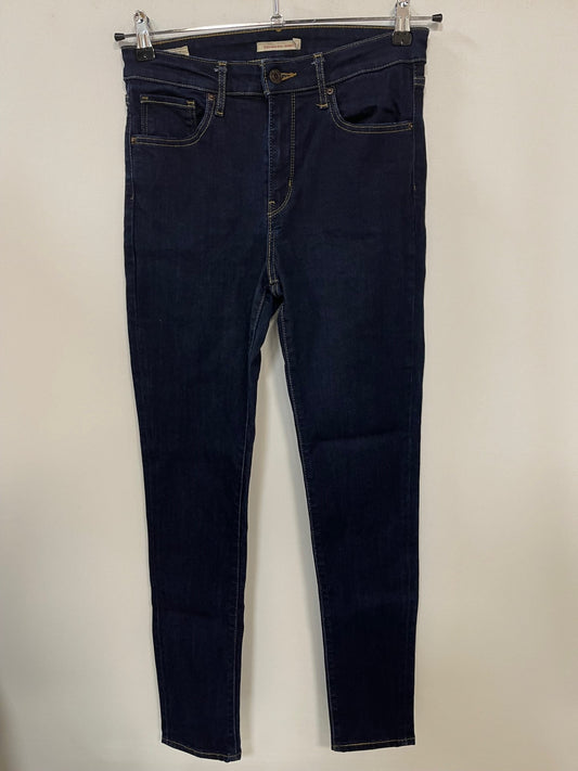 Levis Premium 721 High Rise Blue Skinny Jeans W28 L29