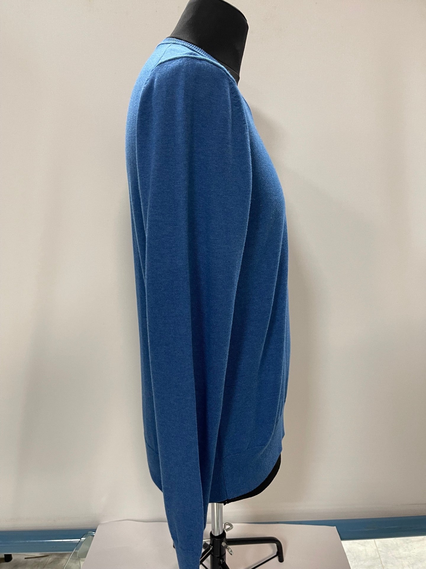BNWT M&S Blue Cotton Jumper Medium