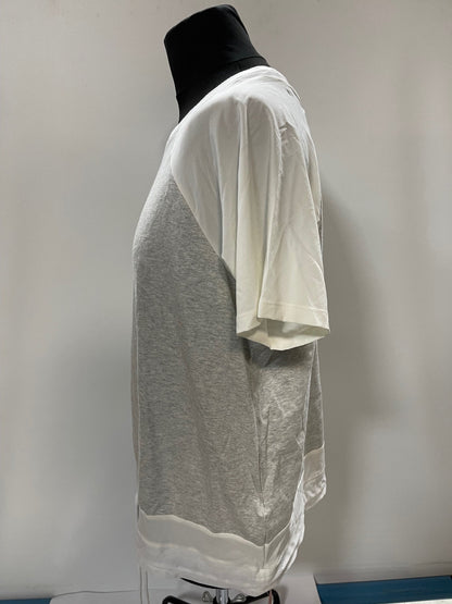 BNWT M&S Grey and White Fitness Top Size 16
