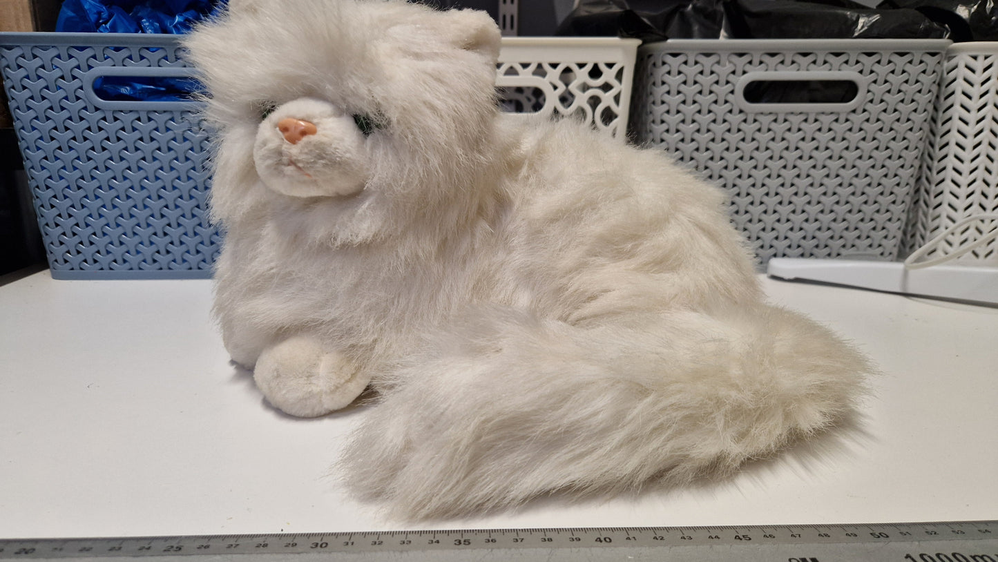 Nikki White Cat Russ Soft Plush Toy