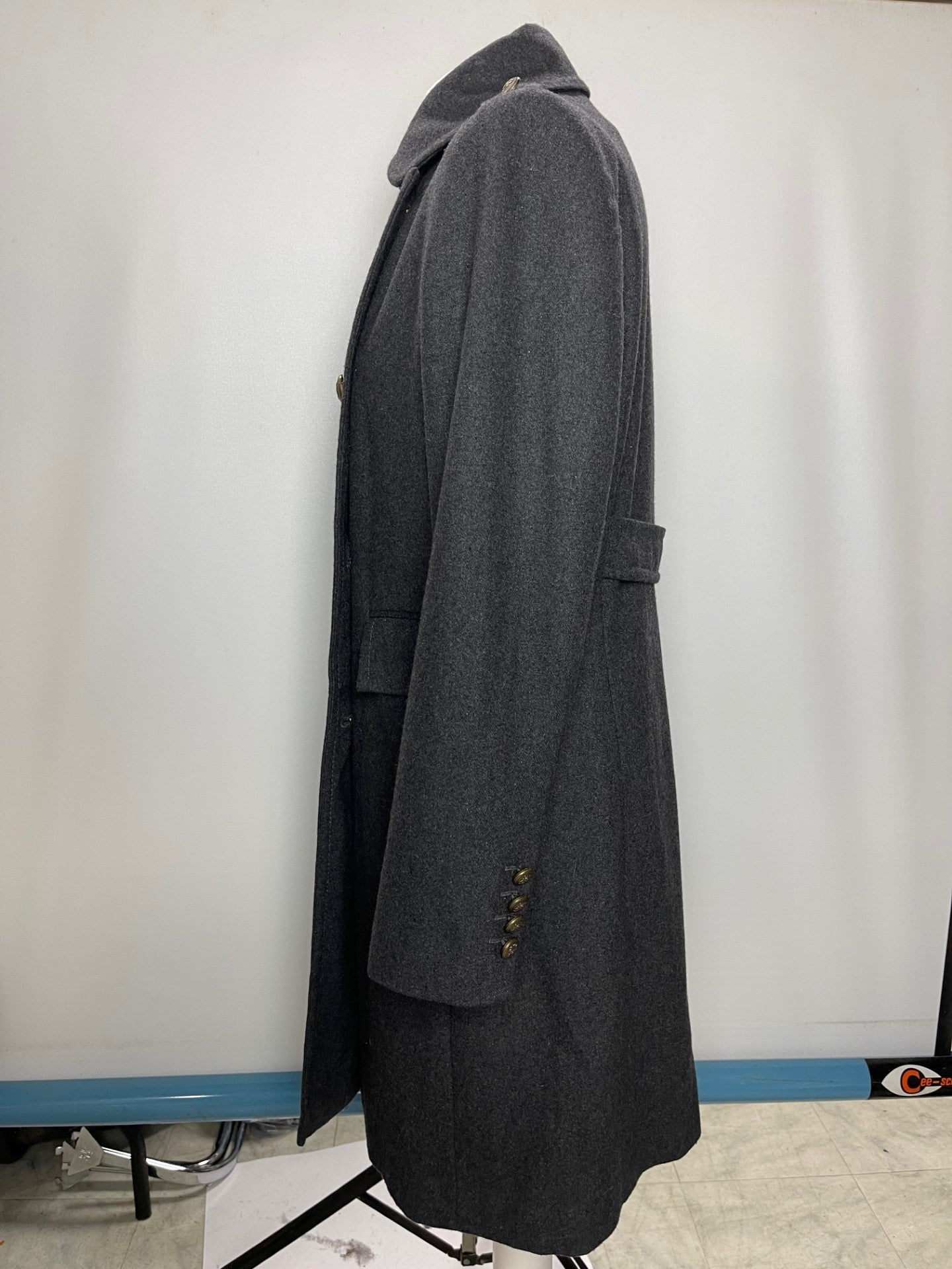 Next Grey Military Style Coat Size 14