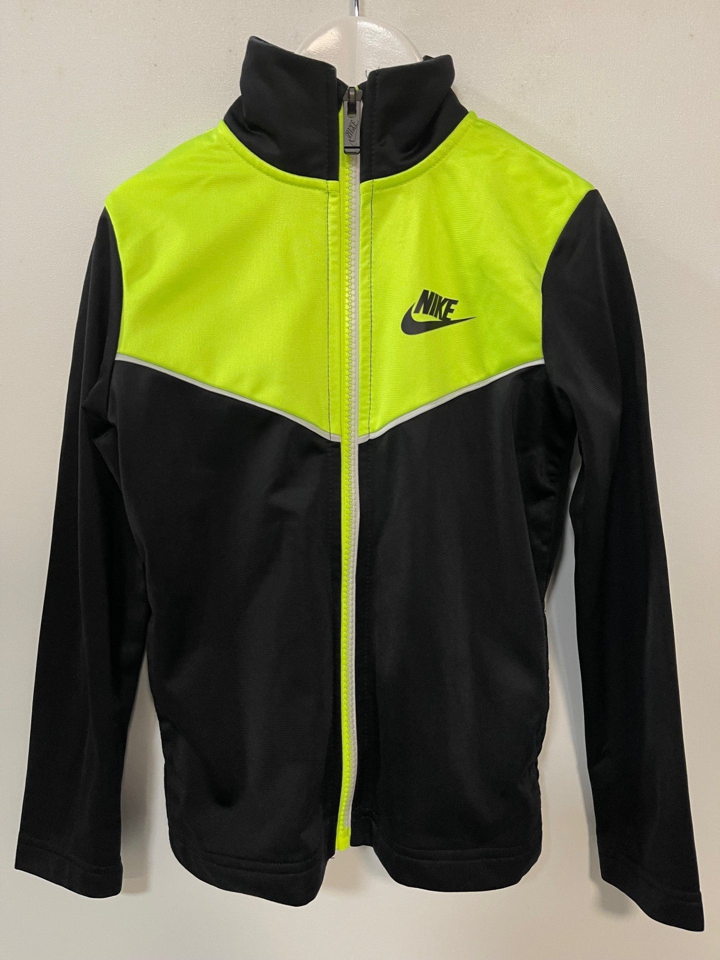 Nike black outlet and green tracksuit