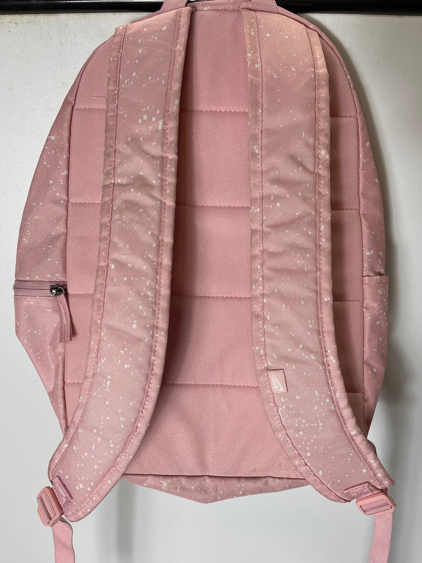 Nike Pink and White Backpack
