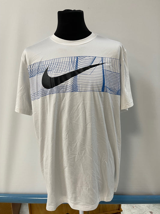 Nike White Dri Fit Top XL